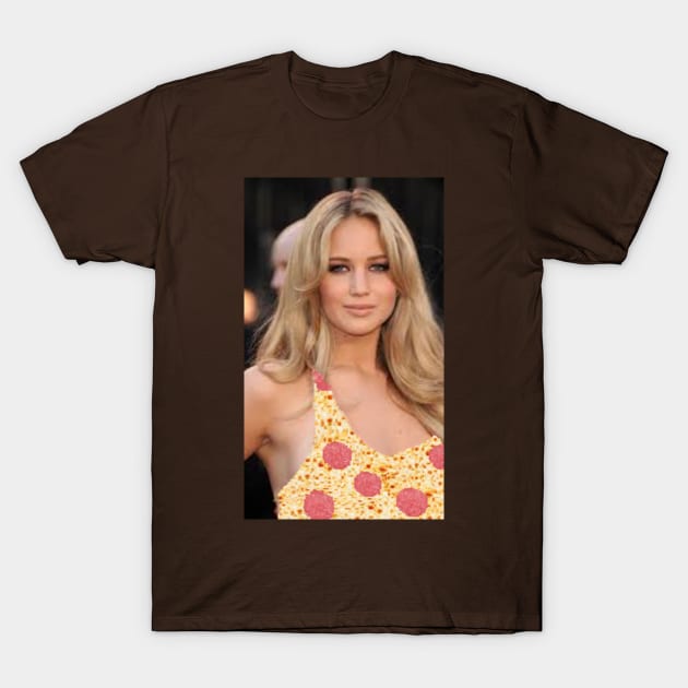 JLaw T-Shirt by funnypotatoe